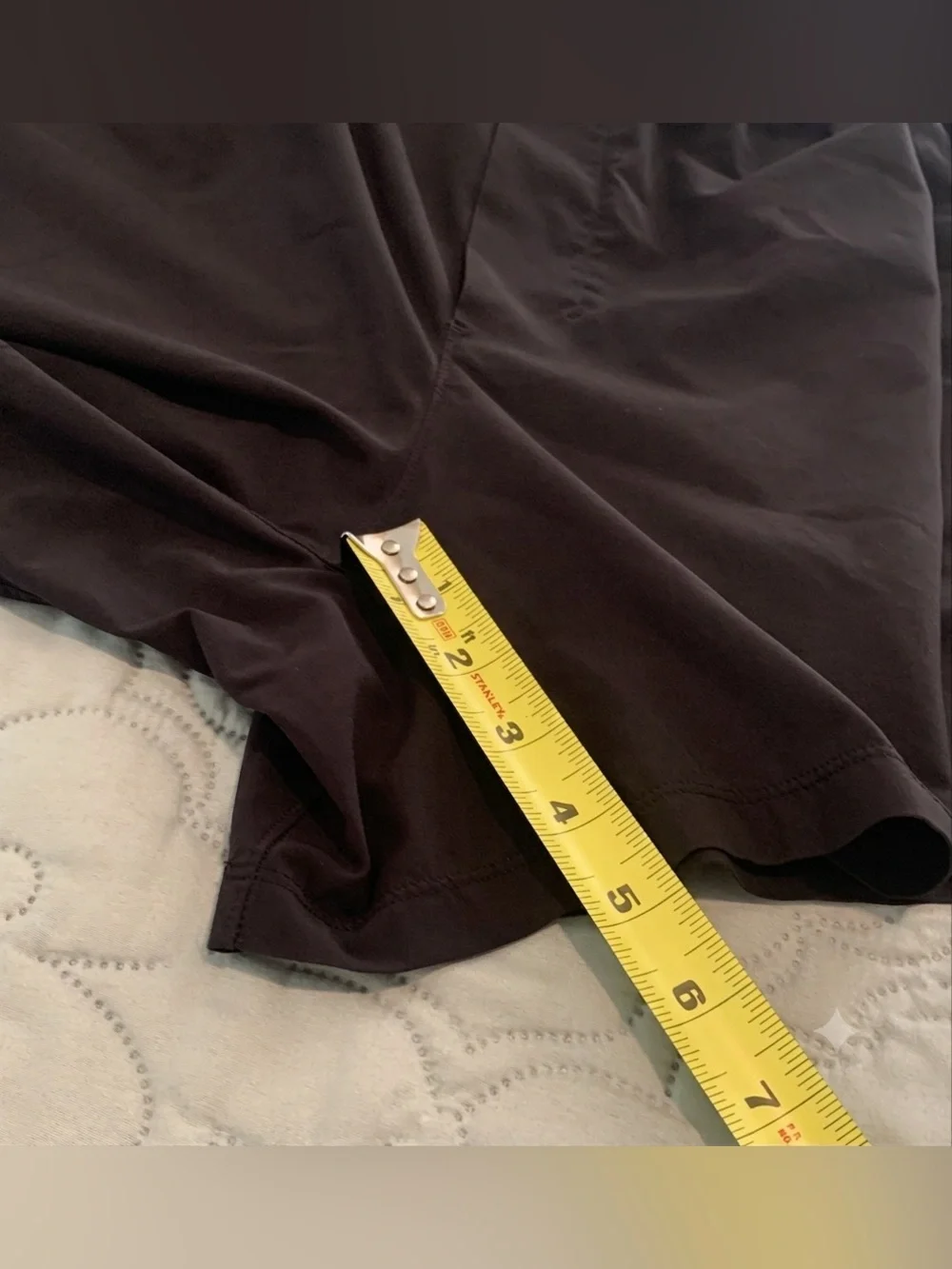 Lululemon Pace Breaker Linerless 5” Shorts Size M Black Elastic Drawstring